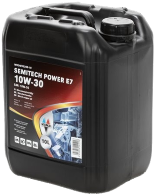 Viima semitech power E7 10W-30 10L - Moottoriöljyt - WKOM1030E-10 - 1
