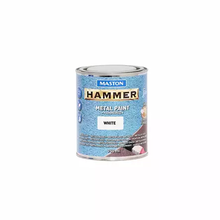 Maston metallimaali valkoinen 750ml - Traktori maalit - 10340011610 - 1