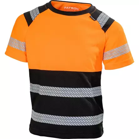 Patron lasten t-paita Kail Hi-Vis oranssi/musta - Lasten takit - PAT253L-110 - 1