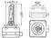 Xenon-polttimo Osram Original Xenarc D3S - D3S ja D3R - 10-66340 - 2