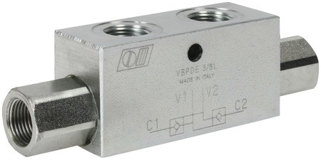 Kaksoilukkaventtiili 3/8" VBPDE-L - Apuventtiilit - H80020 - 1