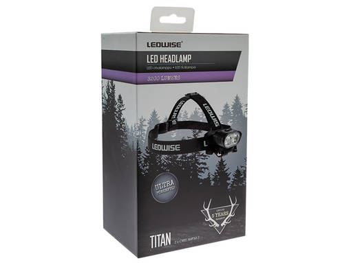 Otsavalaisin Ledwise Titan - Otsalamput - 1700-AT770 - 1