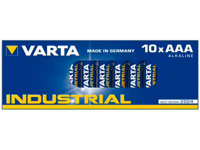 Paristo Varta Industrial Alkaline AAA 10kpl/pkt - Paristot - 1811-8740210 - 1