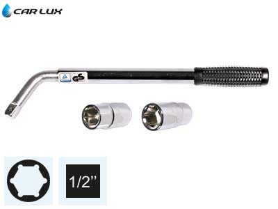 Rengasavain 1/2" teleskooppi CARLUX - Kiintolenkit - 1-92520 - 1