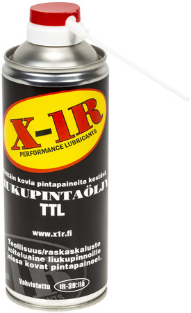 X1R Liukupintaöljy Spray 400ml - Voiteluaineet - X1RTTL500 - 1