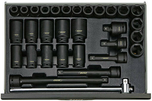 Boxo moduuli Konehylsysarja 3/4" - Työkalu moduulit - 284-BXP030 - 1