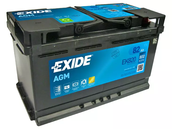 Exide EK820 AGM 82Ah - Exide akut - EK820 - 1