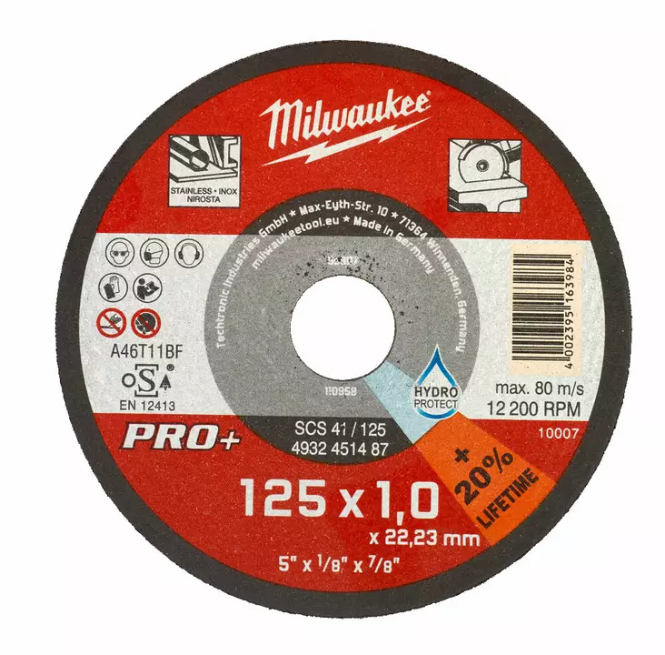 Milwaukee Katkaisulaikka 125*1mm - Katkaisulaikat - 4932500580 - 1