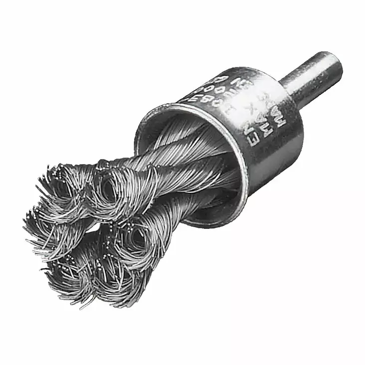 Milwaukee tupsuharja suorahiomakoneeseen 19x72mm, punottu teräsharja 0.35mm - Laikkaharjat - 4932501730 - 1