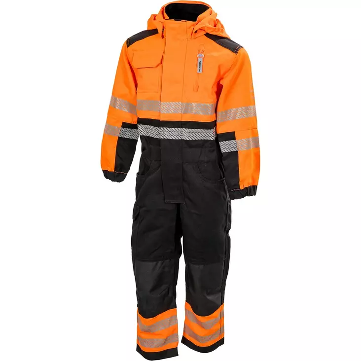 Patron lasten haalari Miko Hi-Vis oranssi/musta - Lasten haalarit - PAT252L-110 - 1