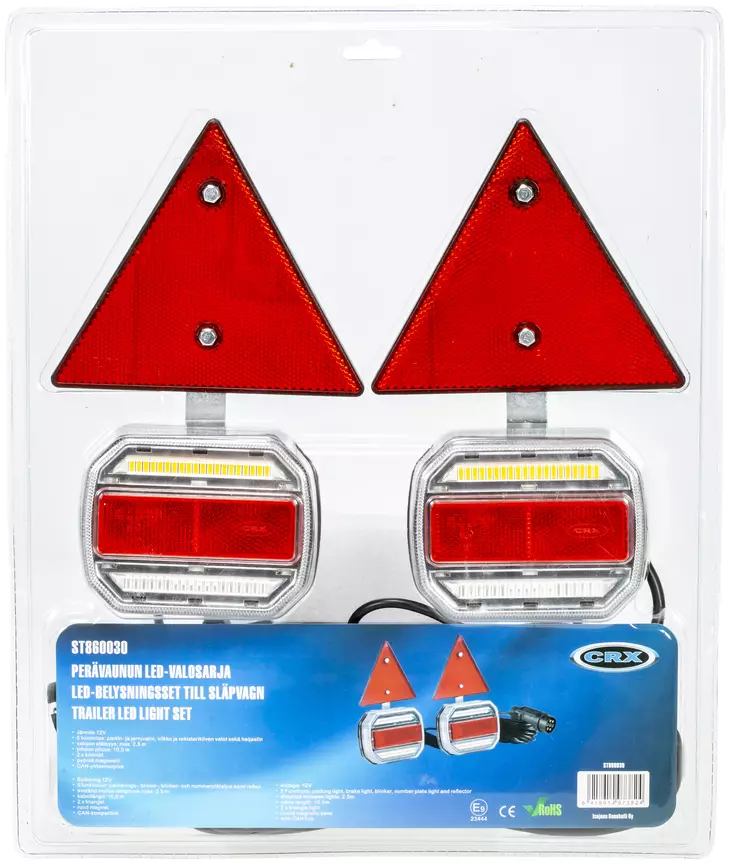 Perävaunun LED valosarja 10,5m 12V - LED-takavalosarjat - ST860030 - 1