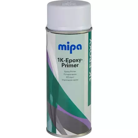 Mipa 1K sävytetty epoksipohjamaali harmaa spray 400ml - Maalit - 213250001 - 1