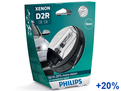 D2R Philips X-treme Vision +20% - D2S ja D2R - 10-85126XV2S1 - 1