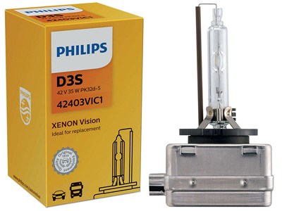 D3S Philips Vision 4400K xenon-polttimo - D3S ja D3R - 10-42403VIC1 - 1