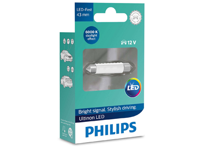 LED-Sukkulapolttimo Philips Ultinon SV8,5 - LED-polttimot - 10-11864ULWX1 - 1