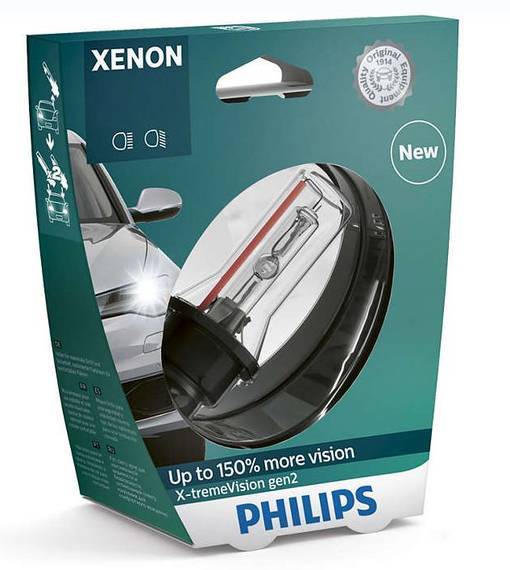 Philips X-treme Vision +150% D4S - D4S ja D4R - 10-42402XV2S1 - 1