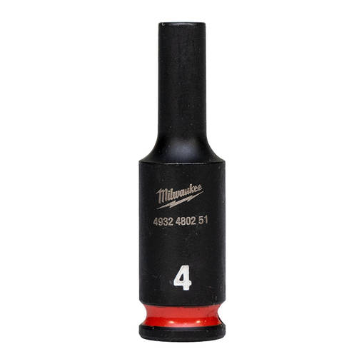 Pitkä voimahylsy 1/4" Milwaukee Shockwave - Hylsyt ja jatkot - 4932480251 - 1