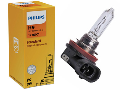 Polttimo Philips H9 12V 65W - H8, H9, H11 - 10-12361C1 - 1