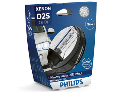 Xenon-polttimo Philips D2S White Vision Gen2 - D2S ja D2R - 10-85122WHV2S1 - 1