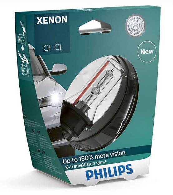 Philips X-Tremevision +150% D2S - D2S ja D2R - 10-85122XV2S1 - 1