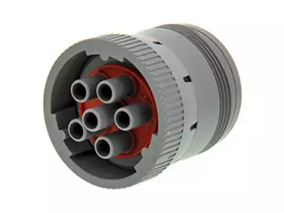 Liitin Deutsch HD10 6-napainen - Lisävalojen liittimet - 1605-N8K151 - 1