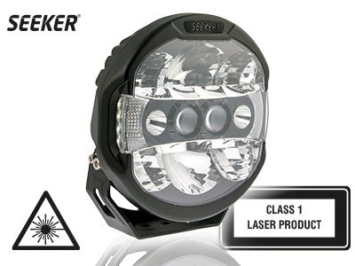 LED/laser-lisävalo Seeker Quantum Ledzer - Pyöreät LED-lisävalot - 1605-ns2071 - 1