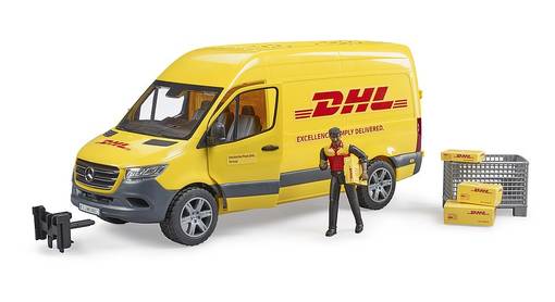 Bruder DHL Mercedes Benz Sprinter jakeluauto - Bruder ajoneuvot - U02671 - 1