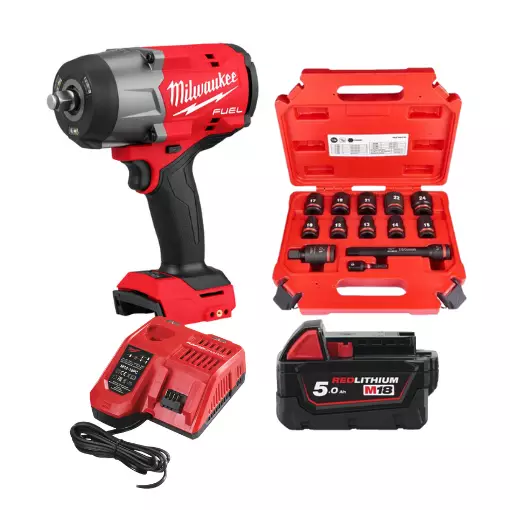 Milwaukee M18FHIW2F12 Mutteriväännin paketti - Milwaukee 18V akkukonepaketit - M18FHIW2F12SET1 - 1