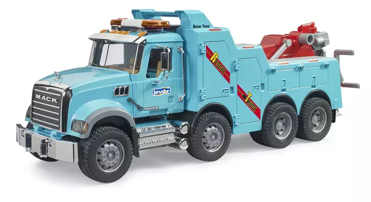 Mack Granite Raskas Hinausauto 02831 Bruder - Bruder ajoneuvot - U02831 - 1