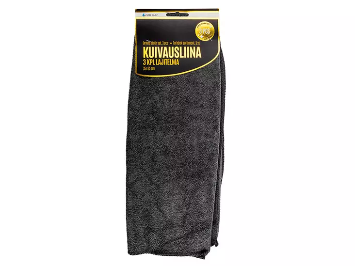 Car Lux Kuivausliina 3kpl - Auton kuivausliinat - 1719-0021 - 1