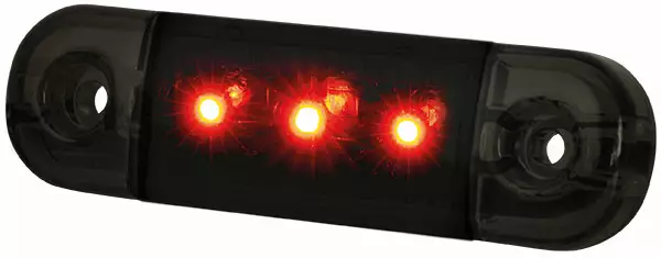 LED-äärivalo Strands Dark Knight äärivalo punainen 3-LED - LED-äärivalot - 375-800331 - 1