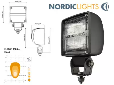 Nordic Lights KL1002 LED-työvalo - LED-työvalot alle 30w - 1605-982201 - 1