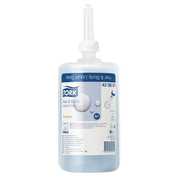 Tork Hair&Body suihkusaippua S1 420601 - Käsienpesu - 420601 - 1