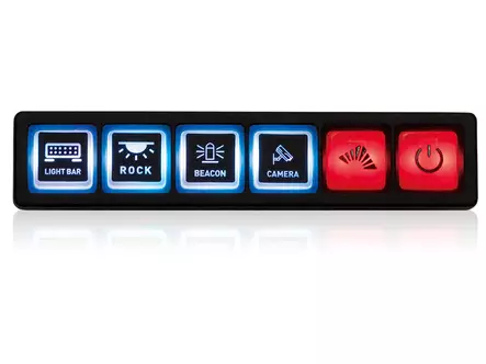 Optibeam Ohjauspaanelisarja 4-kanavainen - Lisävalojen relejohtosarjat  - 1605-WK202 - 1