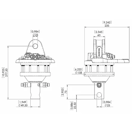 Finn-Rotor Rotaattori CR300 3Tn - Muut moottorit - FR70300222 - 2