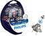 Philips H7 Racing Vision +150% 2kpl - H7 Halogenpolttimot 12V - 100-12972RVS2 - 1