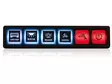 Optibeam Ohjauspaanelisarja 4-kanavainen - Lisävalojen relejohtosarjat  - 1605-WK202 - 1