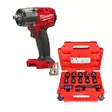 Milwaukee M18 FMTIW2F12-0 akkumutteriväännin 1/2", 881Nm, hylsysarja kaupanpäälle! - Milwaukee 18V akkukonepaketit - M18FMTIW2F12SET2 - 1