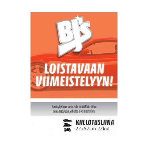 KIILLOTUSLIINA PRO 22*57CM 22KPL/PKT - Auton pesutarvikkeet - BJS-22 - 1