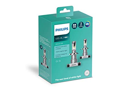 LED-polttimo Philips H4 12V +160% - LED-polttimot - 10-11342ULWX2 - 1
