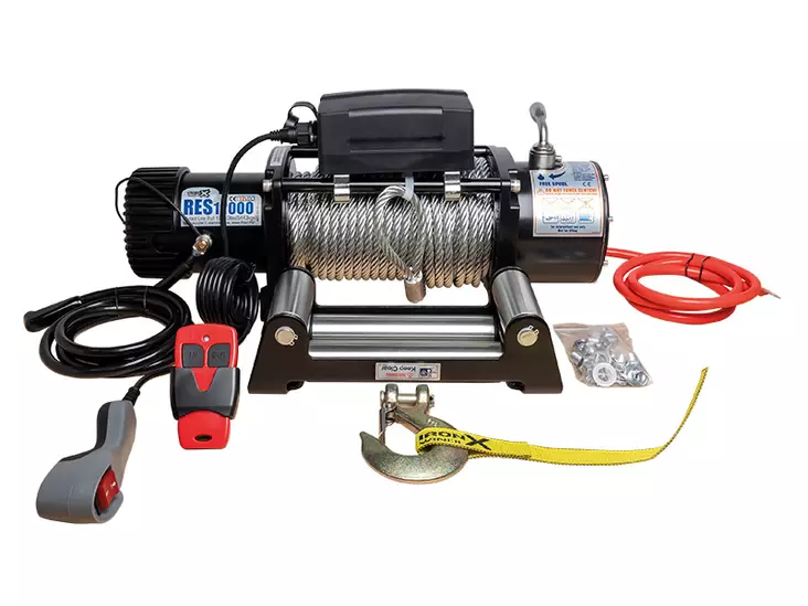 IronX vinssi 12V - 5445kg - vaijerilla - nopea - 12V vinssit - 9201-100192 - 1