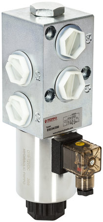 Tuplaajaventtiili 6/2 3/4" 12V 350BAR Piippo Hydraulic - Tuplaajaventtiilit - E623435012 - 1