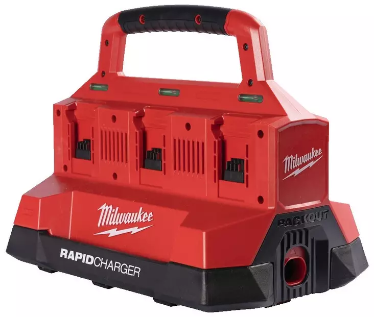 Milwaukee M18 PC6 pikalaturi kuudelle akulle - Milwaukee 18V akut ja laturit - 4932480162 - 1