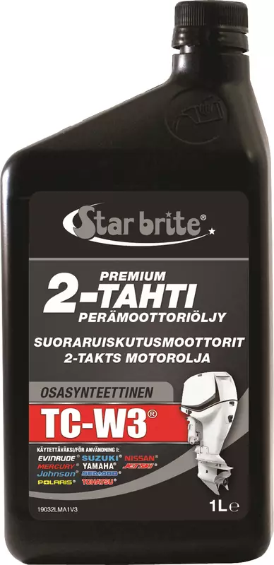 Star brite Premium 2-tahtiöjly TC-W3 1L - Veneöljyt - 136-19032 - 1