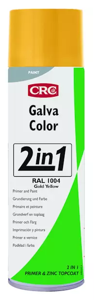 CRC Galvacolor 2 in 1 spraymaali keltainen - Spraymaalit - 20563 - 1