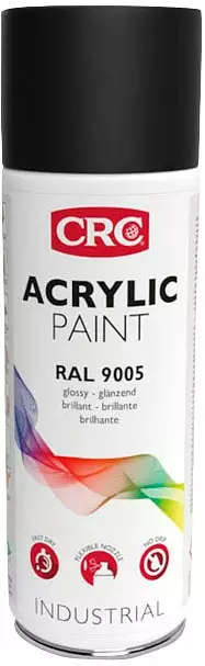 CRC spraymaali kiiltävä musta - Spraymaalit - 31063 - 1
