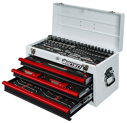 Työkalupakki 133-osaisella työkalusarjalla Boxo - Työkaluvaunut ja -pakit - 285-U20301-133 - 1