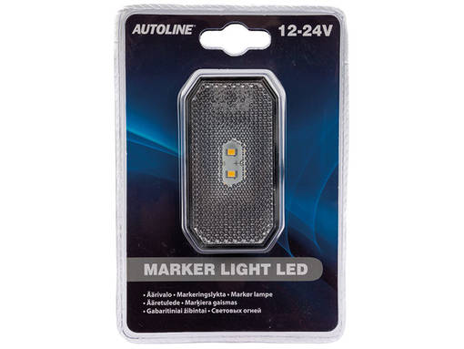 LED-äärivalo valkoinen 10-30V - LED-äärivalot kumivarrella - 1606-40113 - 1