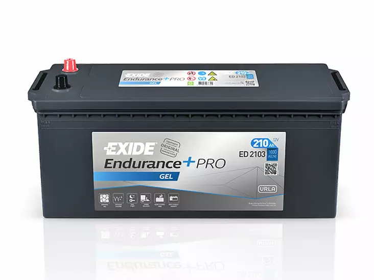 Exide ED2103 Endurance+PRO Gel 12V 210Ah - Exide akut - 1815-ED2103 - 1
