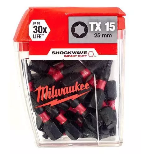 Milwaukee kärkipaketti TX15 - 25mm, 25kpl - Kärkisarjat - 4932430873 - 1